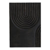 Passages Carved Wood Wall Art Washed Black MCN-DD-1044-02