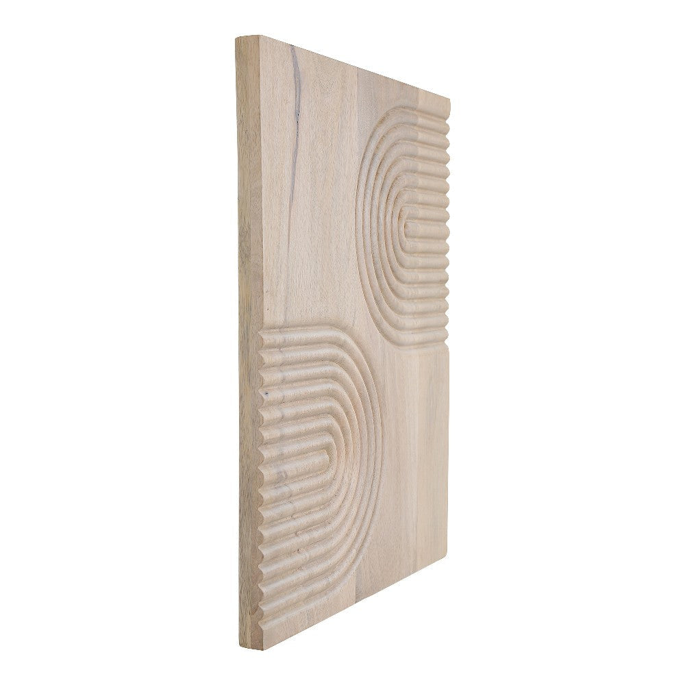 Passages Carved Wood Wall Art White Wash MCN-DD-1044-18