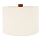 Evie Table Lamp Honey Brown