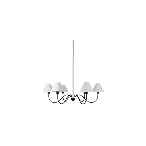 Whitney Chandelier Blackened Bronze