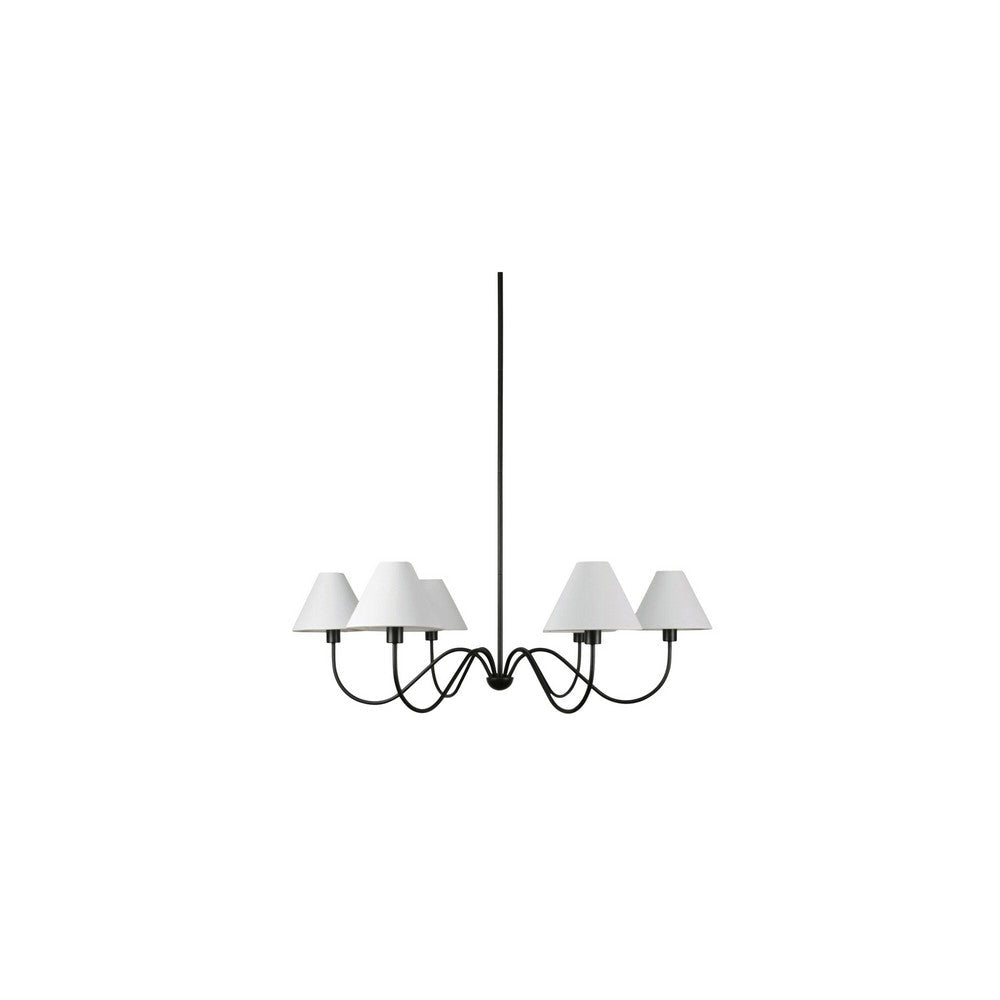 Whitney Chandelier Blackened Bronze