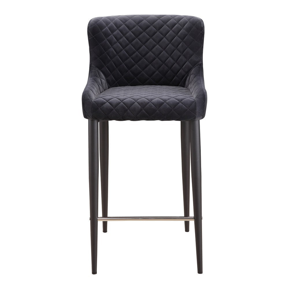 Etta Counter Stool Dark Grey