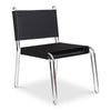 Petra Leather Accent Chair Black MCN-EW-1010-02