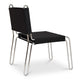 Petra Leather Accent Chair Black MCN-EW-1010-02