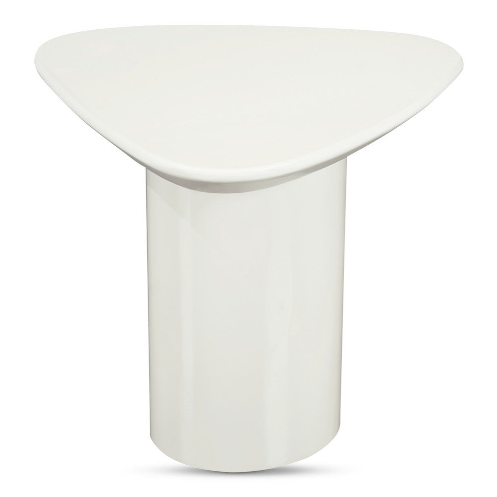 Eden Accent Table Ivory Lacquer