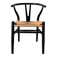 Black Frame and Natural Seat