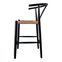 Black Frame and Natural Seat