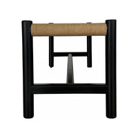Hawthorn Small Bench Black