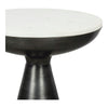 Font Side Table White Marble MCN-FI-1032-18