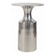 Rassa Accent Table Polished Silver
