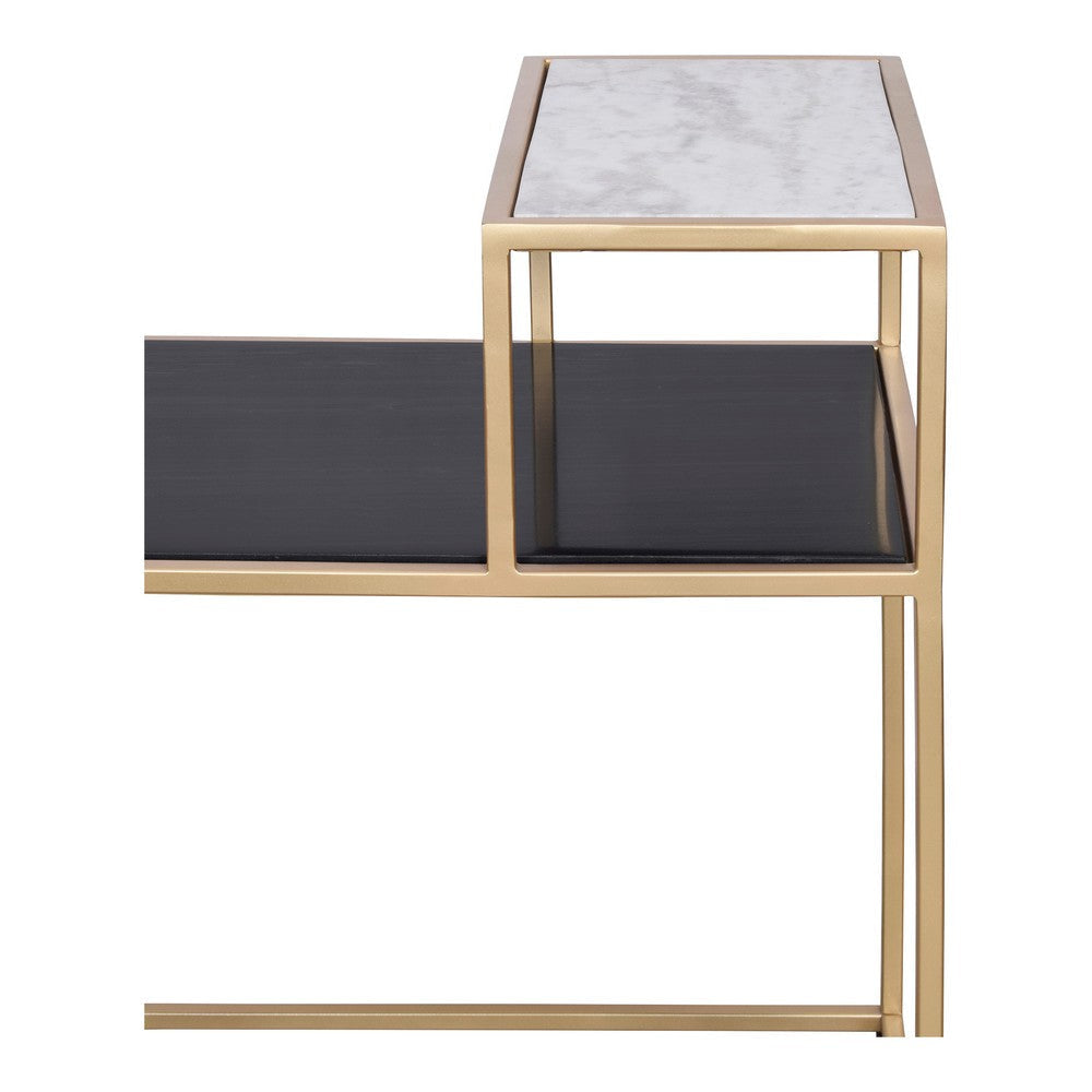 Mies Side Table Gold