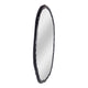 Foundry Oval Mirror Black