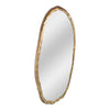 Foundry Oval Mirror Gold