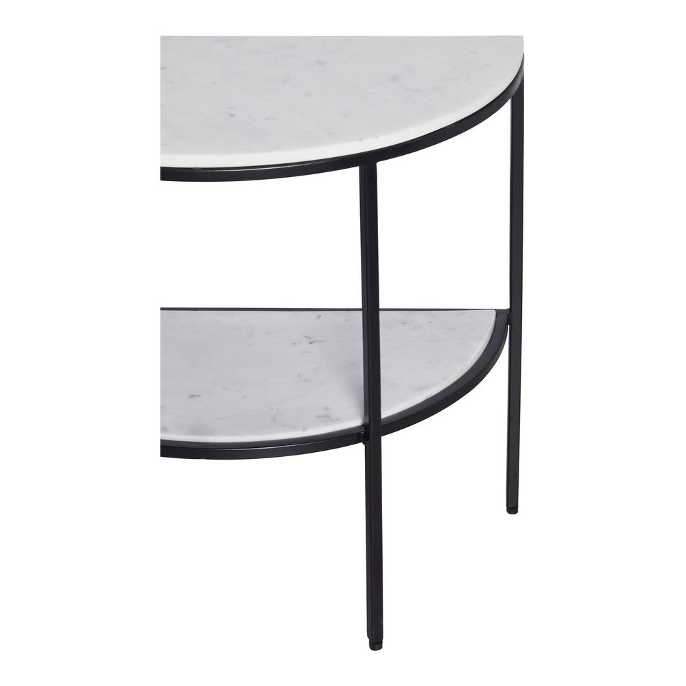 Lazlo Side Table White MCN-FI-1115-18