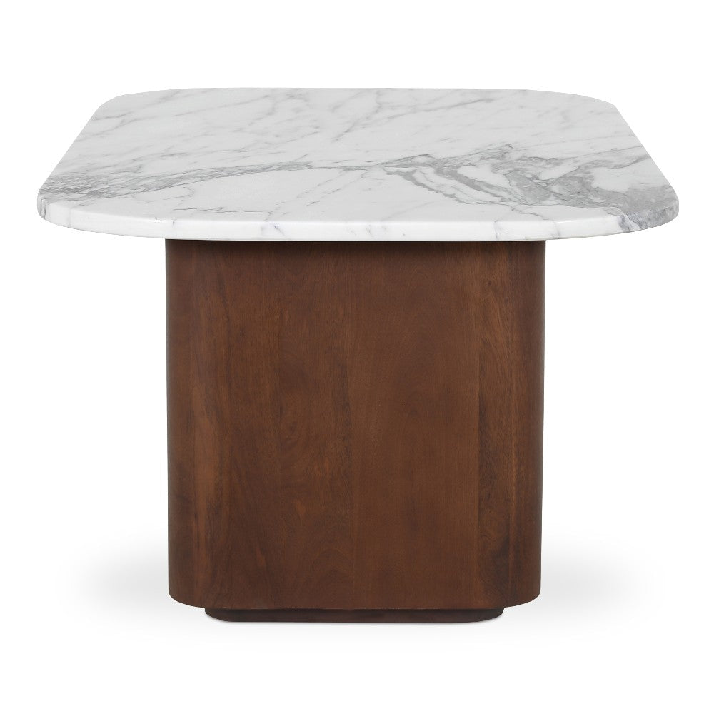 Dash Accent Table White Calacatta Marble MCN-GK-1130-18-0