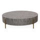Chameau Medium Coffee Table Black and White