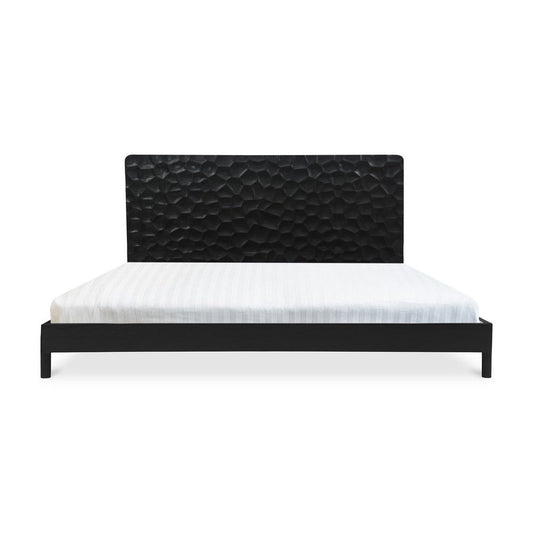 Misaki Queen Bed Black