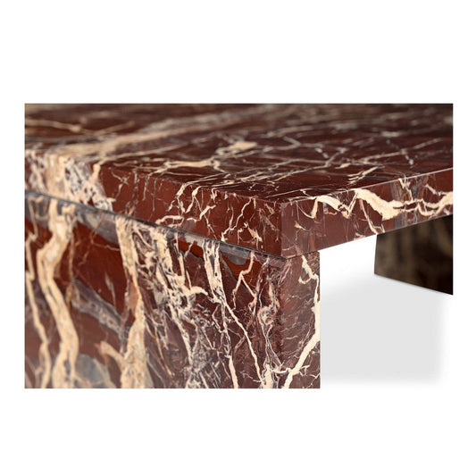 Rosa Coffee Table Rosso Levnato Marble