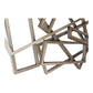 Metal Rectangles Wall Décor Silver MCN-HW-1007-30