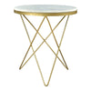 Haley Side Table White