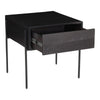 Tobin Side Table Charcoal Grey