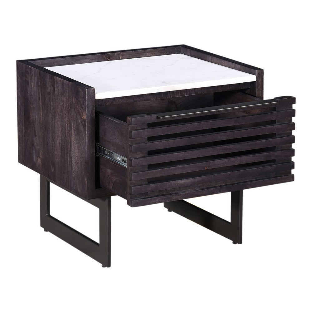 Paloma Nightstand Charcoal Grey