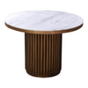 Tower Dining Table White Marble