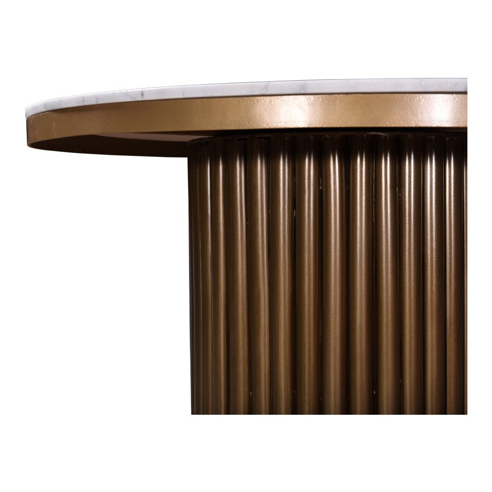 Tower Dining Table White Marble MCN-JD-1034-51-0