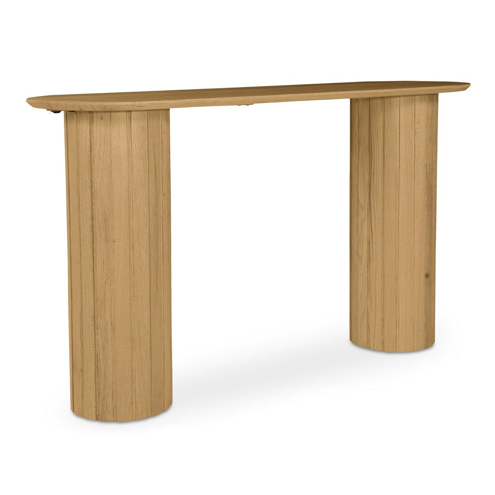 Povera Console Table Natural Oak