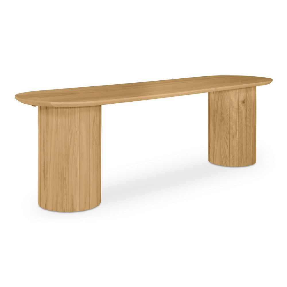 Povera Dining Bench Natural Oak