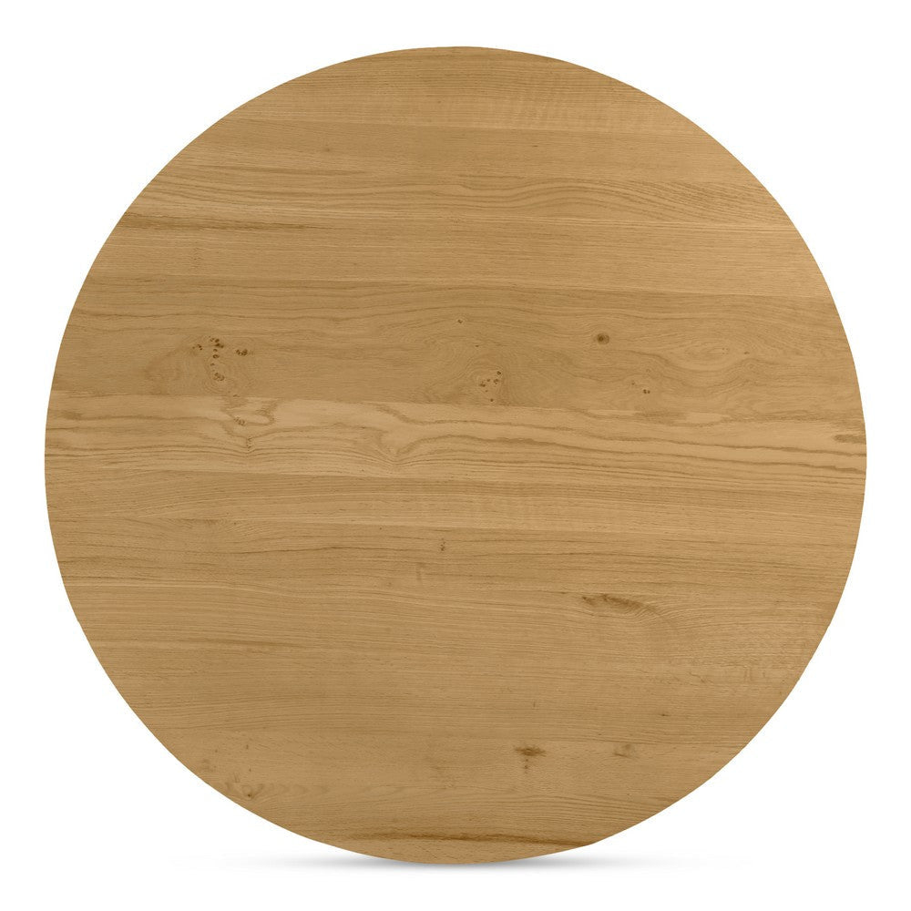 Povera Round Dining Table Natural Oak