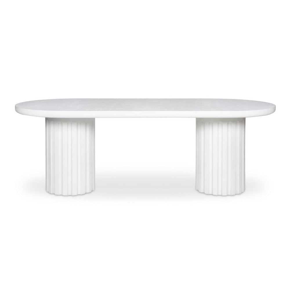 Eris Outdoor Dining Table White MCN-JK-1011-18-0