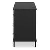 Reagan 6 Drawer Dresser Black