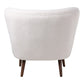 Margot Accent Chair Vegan Shearling Cream MCN-JW-1006-05