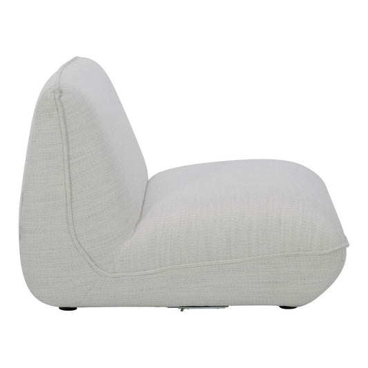 Zeppelin Slipper Chair Salt Stone