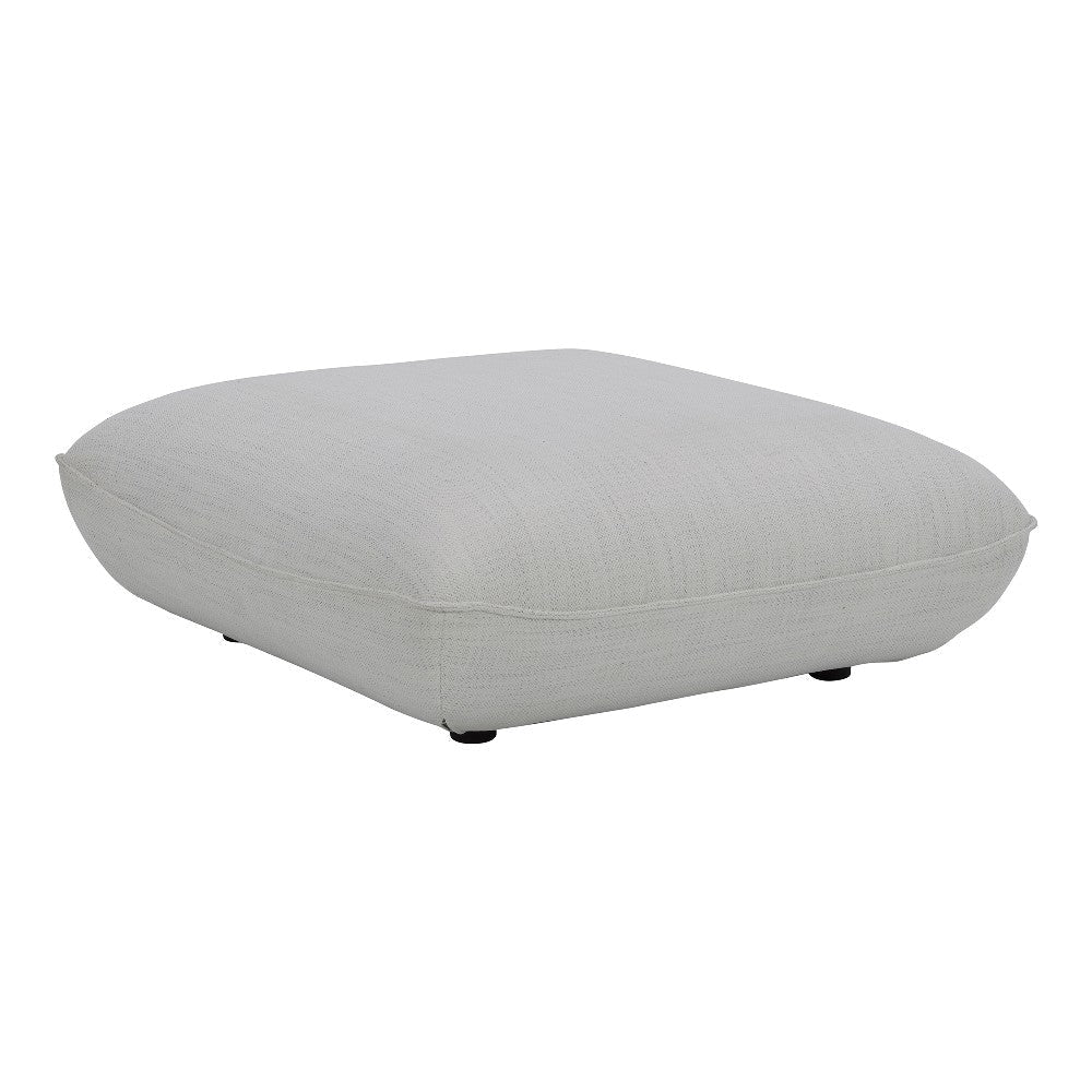 Zeppelin Ottoman Salt Stone White MCN-KQ-1014-18