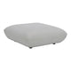 Zeppelin Ottoman Salt Stone White MCN-KQ-1014-18