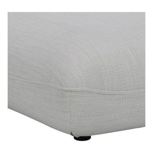 Zeppelin Ottoman Salt Stone White