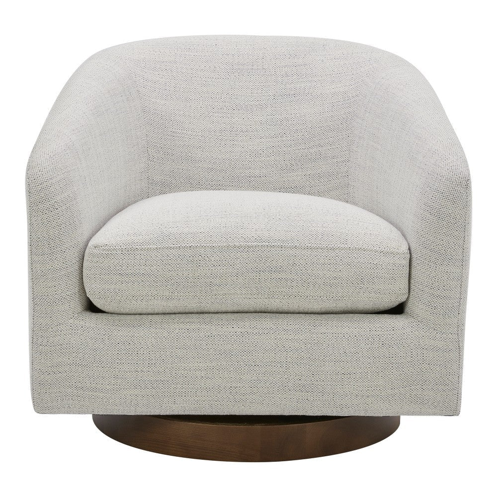 Oscy Swivel Chair Splashed White MCN-KQ-1015-05