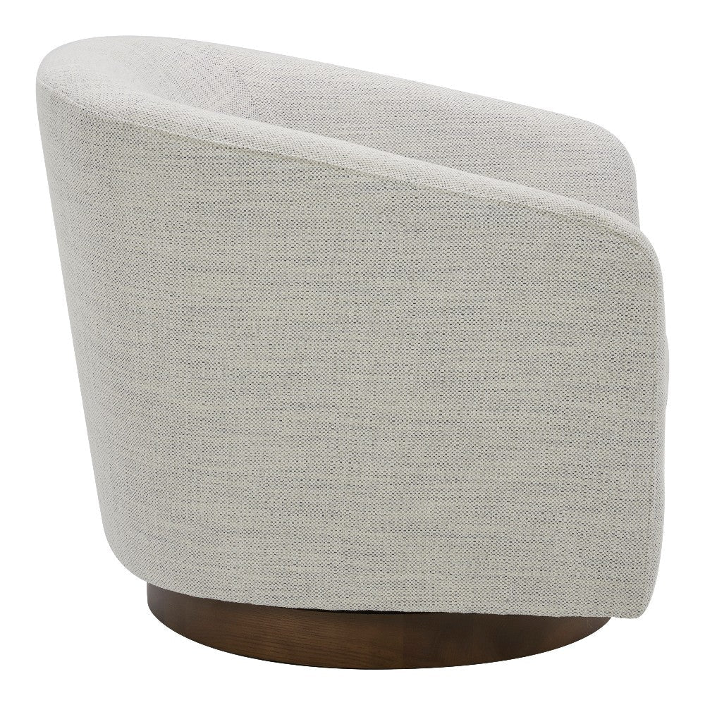 Oscy Swivel Chair Splashed White MCN-KQ-1015-05