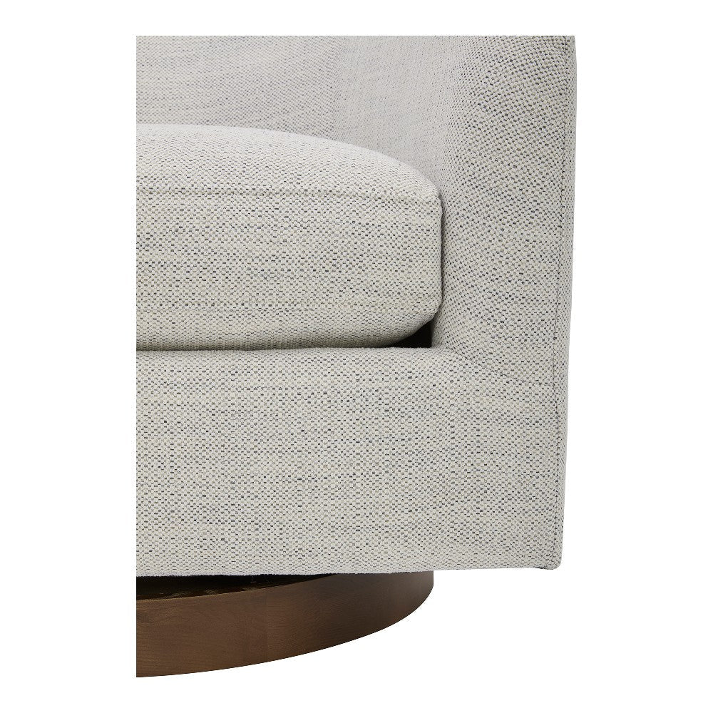 Oscy Swivel Chair Splashed White MCN-KQ-1015-05
