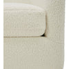 Oscy Swivel Chair Vegan Shearling White MCN-KQ-1015-24