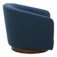 Oscy Swivel Chair Dark Atlantic Blue