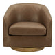 Oscy Leather Swivel Chair Tan MCN-KQ-1015-40