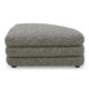 Lowtide Curved Ottoman Stone Tweed MCN-KQ-1033-37