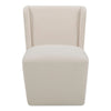 Cormac Rolling Dining Chair Cream