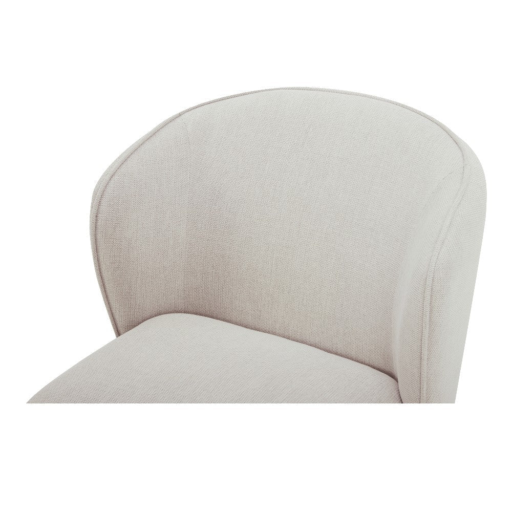 Larson Rolling Dining Chair Heather Grey