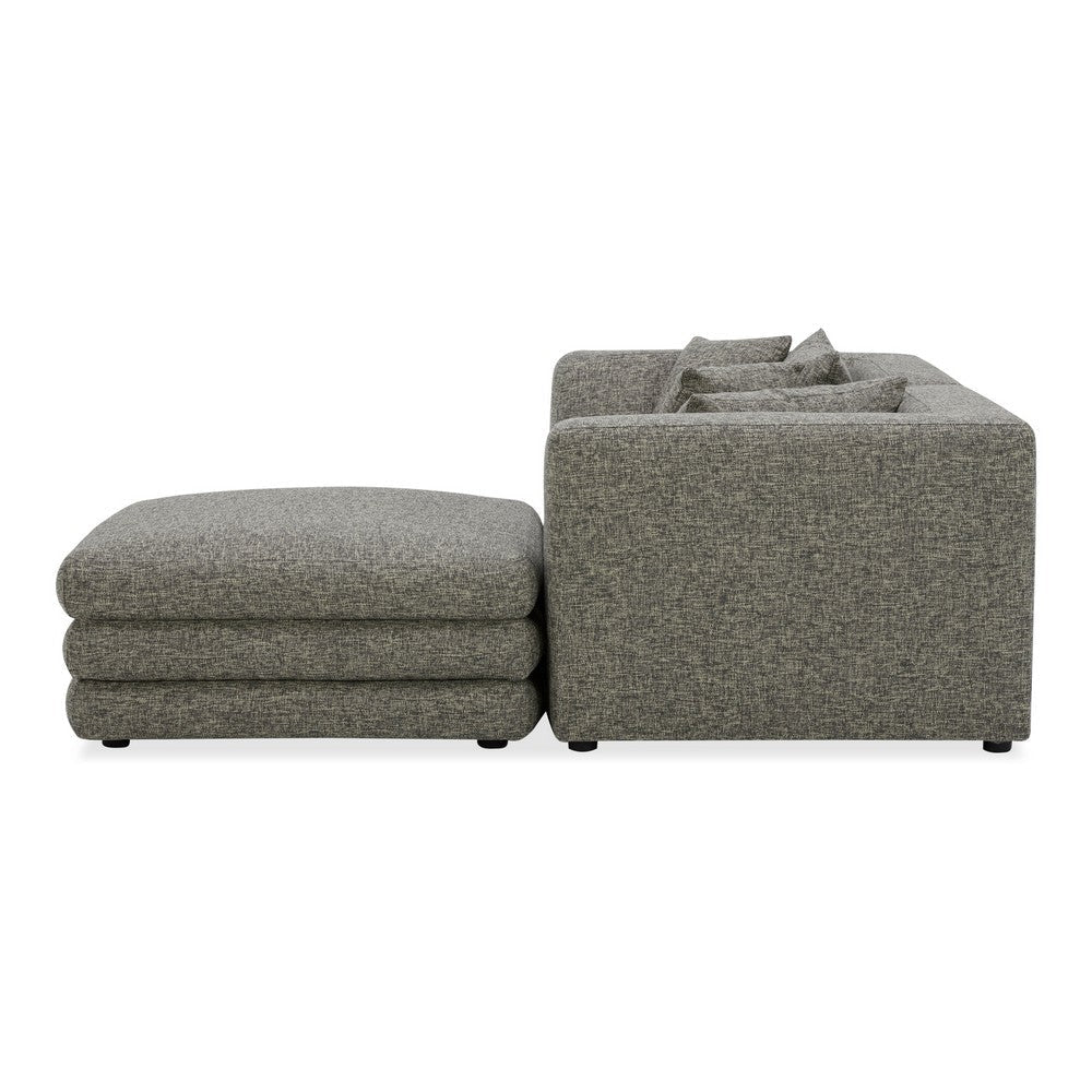 Lowtide Nook Modular Sectional Stone Tweed