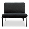 Salma Outdoor Accent Chair Speckled Charcoal