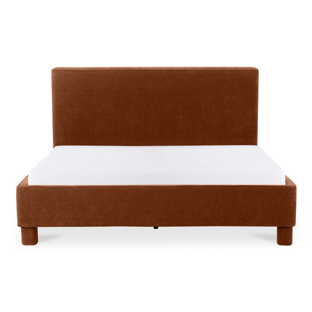 Ichigo Queen Bed Deep Orange